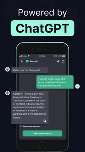 Chat & Ask with RoboAI Bot screenshot 1