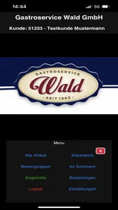 WebshopApp Wald-Gastro screenshot 0