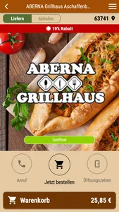 ABERNA Grillhaus Aschaffenburg screenshot 0