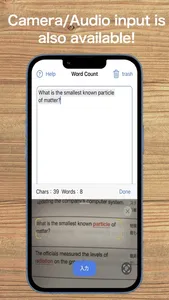 WordCount/Camera screenshot 1