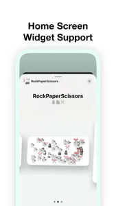 RockPaperScissors Widget screenshot 1