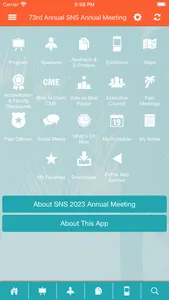 SNS Annual Meeting screenshot 1