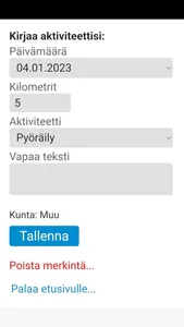 Liikkuen läpi vuoden screenshot 1