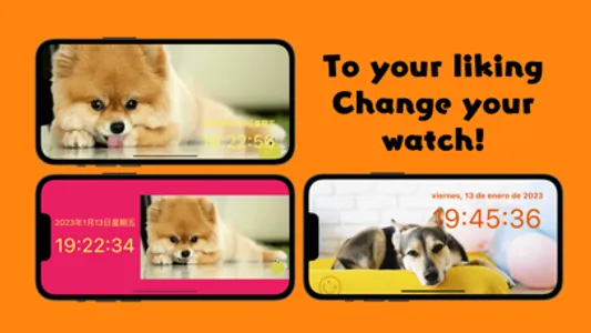 Dog Clock app.digital cute screenshot 6