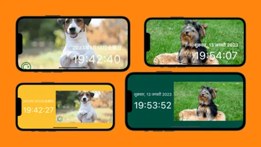 Dog Clock app.digital cute screenshot 7