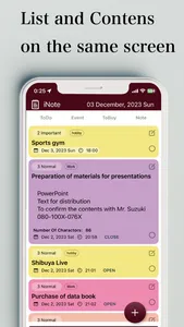 iNote:Color sticky note memo screenshot 4
