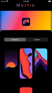 Morfic: Live Dynamic Wallpaper screenshot 0