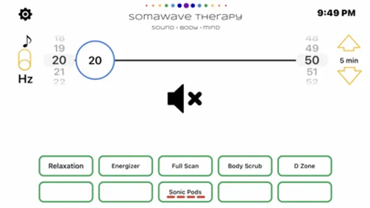 SomaWave Sound Therapy screenshot 1