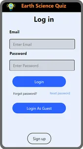 Earth Science Quiz App screenshot 0