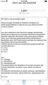 My Ohms Law screenshot 2