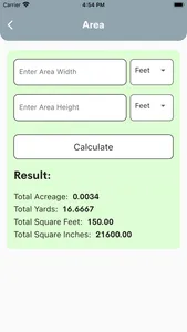 Area & volume calculators screenshot 3