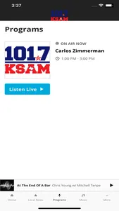 101.7 KSAM FM screenshot 0