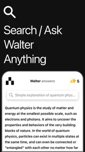 WalterAI: Search/Ask Anything screenshot 0