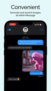 Pixa - AI Images for iMessage screenshot 1