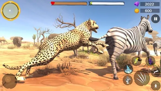 Wild Cheetah Family Sim 3D screenshot 1