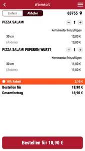 123 Pizzeria Alzenau screenshot 1