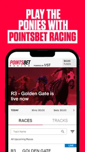 PointsBet Racing screenshot 0