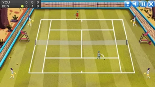 Finger Tennis Sports Game screenshot 1