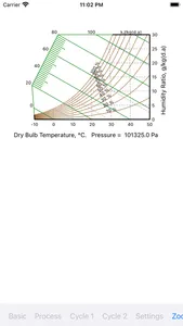 FlyCarpet Psychrometric Chart screenshot 5