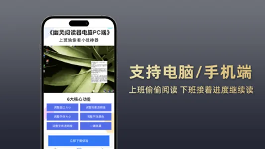 幽灵阅读器-上班摸鱼看小说电子书神器 screenshot 4