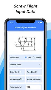 Screw Flight Calculator screenshot 3