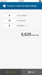 Flexible Packaging Calculator screenshot 1
