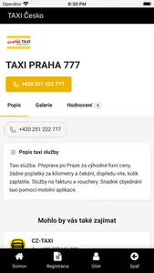 TAXI Česko screenshot 2