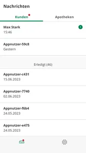 mea back office für Apotheken screenshot 1