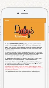 Ruby's Indian Takeaway screenshot 0