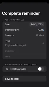 Simple Moto Logbook screenshot 1