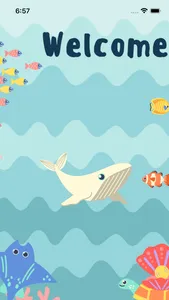 Colorful white whale -coloring screenshot 0