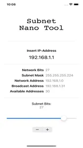 Subnet Nano Tool screenshot 1