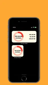 Storage Widget screenshot 0