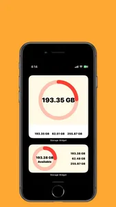 Storage Widget screenshot 1