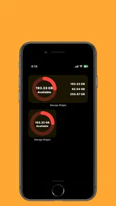 Storage Widget screenshot 2