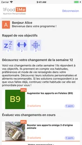 1Food1Me Nutrition & Biologie screenshot 1