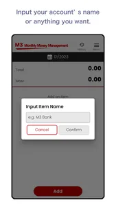 M3-MonthlyMoneyManager- screenshot 2