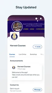 Harvest Courses screenshot 1