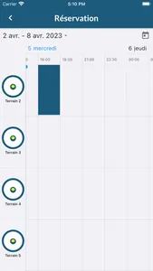 PADEL Gammarth screenshot 2