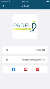 PADEL Gammarth screenshot 5