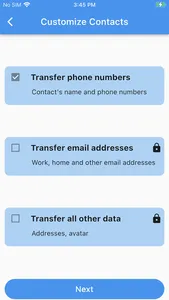 Contact Transfer App screenshot 2