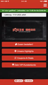 Pizza Mann Rheinberg screenshot 0