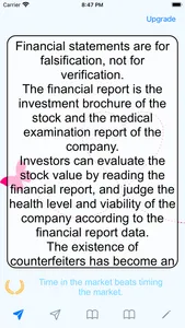 financial statement reading screenshot 0