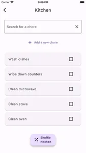 Chore Shuffle screenshot 1