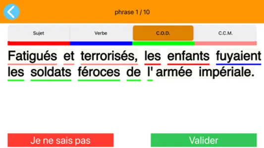 Grammaire CP-CM2 screenshot 0