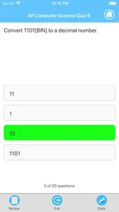 AP Computer Science Quiz screenshot 3