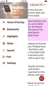 King James Bible : KJV Offline screenshot 0