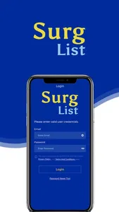 SurgList screenshot 0