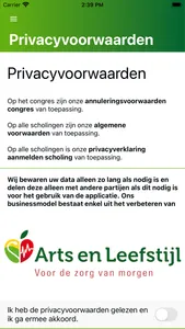 Arts en Leefstijl congresweek screenshot 2