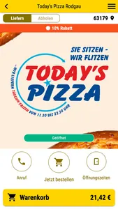 Today's Pizza Rodgau screenshot 0